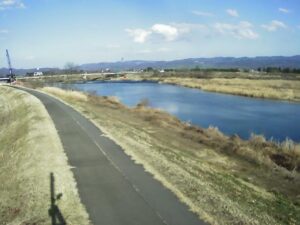 福島県桑折町 阿武隈川 伊達崎綿ノシバ L12.4kのライブカメラ