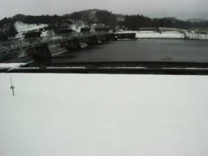 山形県鶴岡市 赤川 熊出黒沢 30.2k右岸のライブカメラ