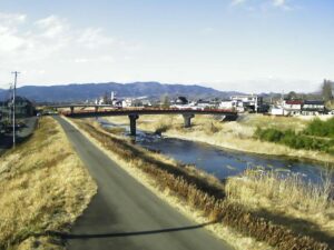 福島県伊達市 広瀬川 梁川町上川原 L2.0k+30のライブカメラ