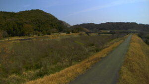 島根県益田市 高津川派川 左岸 虫追町2.4kのライブカメラ